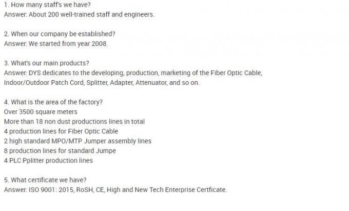 12~288 Cores สถานะโสด G652D GCYFTY Duct Micro Air Blown Fiber Optic Cable
