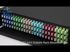 LC LGX MTP MPO โมดูลเทปคาสเซ็ต 12 ไฟเบอร์ 24 ไฟเบอร์สำหรับการเดินสายที่มีโครงสร้าง