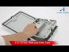 กล่องเทอร์มินัลไฟเบอร์ออปติก IP65, กล่องวางสายเคเบิล FTTH สีดำ