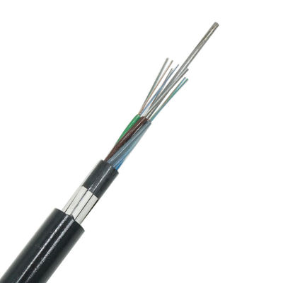 เส้นด้ายใยแก้วทางอากาศ 24 สายไฟเบอร์หลัก GYFTY73 ประเภท OEM ODM
