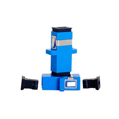 อะแดปเตอร์ไฟเบอร์ออปติก SM SX 2 พอร์ต SC PC สถานะโสด เริม สำหรับระบบ FTTH
