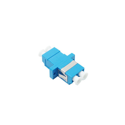FTTH Fiber Optical LC Duplex Adapter พร้อมปลอกบรอนซ์หน้าแปลน