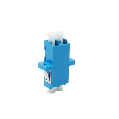 FTTH Fiber Optical LC Duplex Adapter พร้อมปลอกบรอนซ์หน้าแปลน