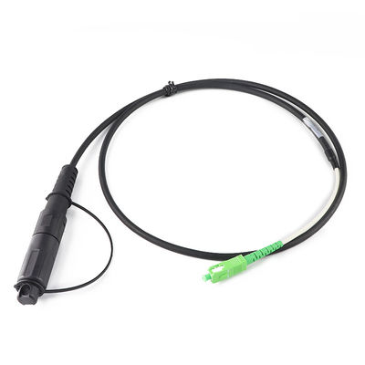 หลอดเดียว สถานะโสด สายเคเบิลโซลูชัน FTTH OptiTap To SC ประเภทจัมเปอร์ APC