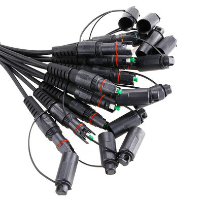 สายแพทช์กันน้ำ FTTH แบบกำหนดเองสำหรับ OptiTap Corning SC APC