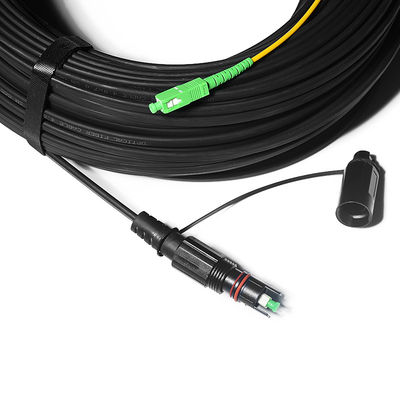 สายแพทช์กันน้ำ FTTH แบบกำหนดเองสำหรับ OptiTap Corning SC APC