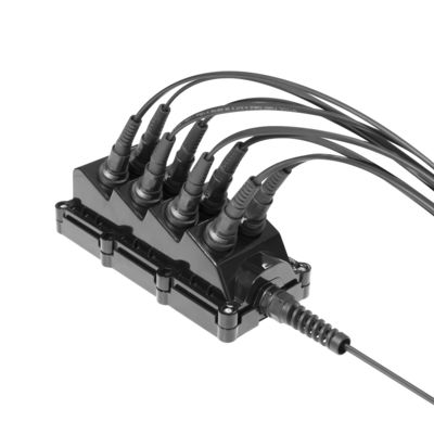 โซลูชัน FTTH กันน้ำ IP68, สายแพทช์ไฟเบอร์ออปติก SC APC พร้อมตัวเชื่อมต่อ Optitap
