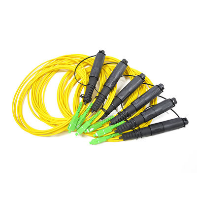 โซลูชัน FTTH กันน้ำ, สายแพทช์ FTTA พร้อมตัวเชื่อมต่อ OptiTap แบบชุบแข็ง SC