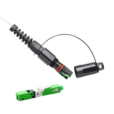 โซลูชัน IP68 FTTH, SC APC Field Mount Corning Optitap Connector