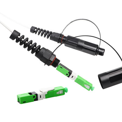 โซลูชัน IP68 FTTH, SC APC Field Mount Corning Optitap Connector