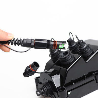 โซลูชัน IP68 FTTH, SC APC Field Mount Corning Optitap Connector