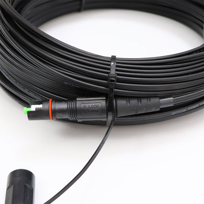 1 Core Outdoor FTTH Solution วางสายเคเบิล ประเภทคอนเนคเตอร์ มินิ IP SC APC