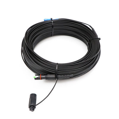 1 Core Outdoor FTTH Solution วางสายเคเบิล ประเภทคอนเนคเตอร์ มินิ IP SC APC