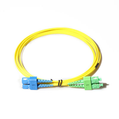 สายแพทช์ไฟเบอร์ SM DX SC APC ถึง LC UPC พร้อมคลิปเป็นไปตาม RoHS