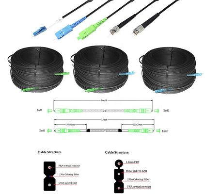 Jumper สายวาง FTTH กลางแจ้ง, สายแพทช์ไฟเบอร์ออปติก G657A