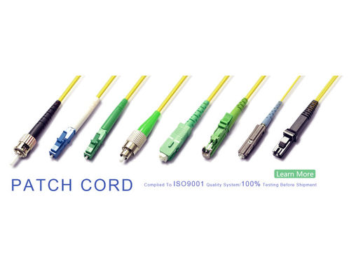 สายแพทช์ไฟเบอร์แบบกำหนดเอง SC LC ST FC MTRJ SMA เริม Duplex
