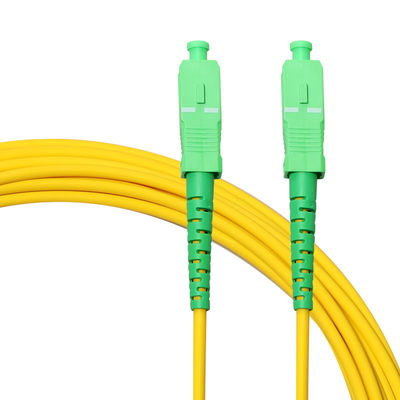 สายแพทช์ไฟเบอร์ออปติกไฟฟ้า SC APC ถึง SC UPC 3 เมตร