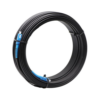 SC UPC APC FTTH สายแพทช์ไฟเบอร์ 2 แกน G657A เริม สำหรับในร่มกลางแจ้ง