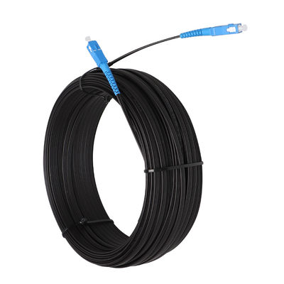 SC UPC APC FTTH สายแพทช์ไฟเบอร์ 2 แกน G657A เริม สำหรับในร่มกลางแจ้ง