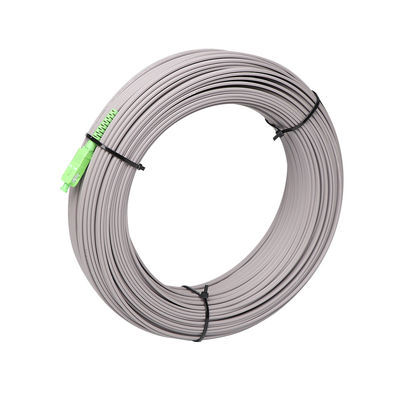 SC UPC APC FTTH สายแพทช์ไฟเบอร์ 2 แกน G657A เริม สำหรับในร่มกลางแจ้ง