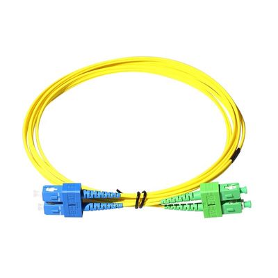 SC APC - สายแพทช์ไฟเบอร์ SC APC โหมดเดียว G657A 9/125 เริม Duplex
