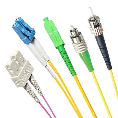 ชุดสายเคเบิลไฟเบอร์ G652D, สายแพทช์ไฟเบอร์ออปติก SM UPC APC สำหรับเครือข่าย CATV