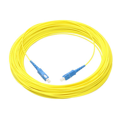 ชุดประกอบสายเคเบิลไฟเบอร์จัมเปอร์ FTTH SC UPC ถึง SC UPC โหมดเดียว