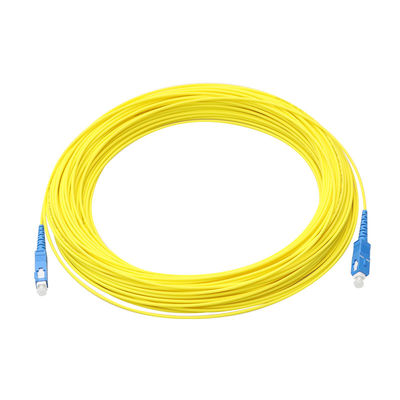 ชุดประกอบสายเคเบิลไฟเบอร์จัมเปอร์ FTTH SC UPC ถึง SC UPC โหมดเดียว