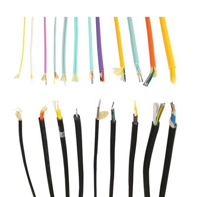 โรงงาน 1 แกน 0.9 มม. Corning บัฟเฟอร์แน่น เริม สายไฟเบอร์ออปติกโหมดเดียวในร่ม ราคา 1 กม