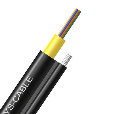 ใหม่ 2,4 สายเคเบิลดร็อปไฟเบอร์ ftth รูปที่ 8 สายเคเบิลไฟเบอร์ออปติก GYXTC8Y กลางแจ้งที่รองรับตัวเอง GYXTC8H