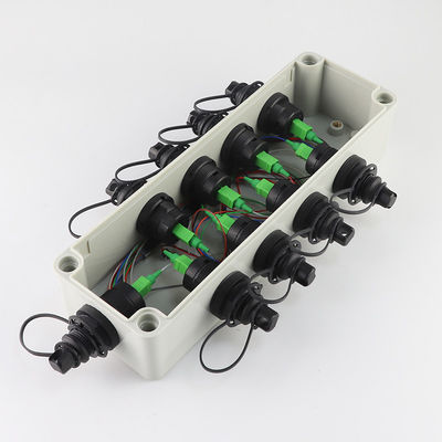 IP67 กล่องไฟเบอร์ออปติก FTTA กันน้ำกลางแจ้งพร้อมตัวเชื่อมต่อ SC ODVA MPO