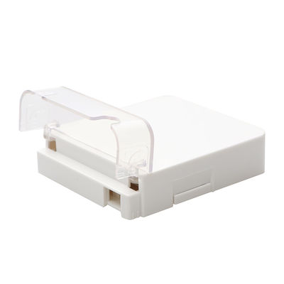 กล่องเทอร์มินัลไฟเบอร์ออปติก FTTH 1 พอร์ตชนิด มินิ SC สำหรับแผงเต้ารับติดผนัง