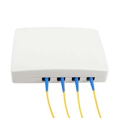 กล่องกระจายไฟเบอร์ออปติก OEM ODM, กล่องเลิกจ้าง FTTH 4 แกน