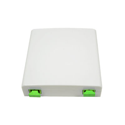FTTH 2 พอร์ต 86 แผ่นปิดช่องเทอร์มินัลไฟเบอร์ออปติกสำหรับเต้ารับติดผนัง