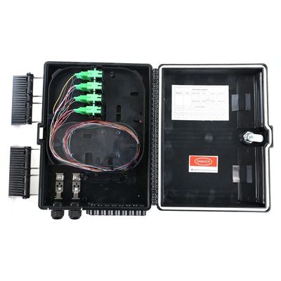 กล่องเทอร์มินอลไฟเบอร์ออปติกขนาดเล็ก วางสายกล่อง 16 พอร์ตสำหรับ FTTH