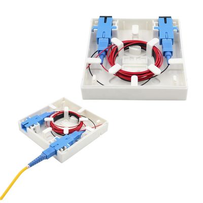 กล่องเทอร์มินัลไฟเบอร์ออปติก 2 แกน 86 ประเภทสำหรับเครือข่าย FTTH FTTB FTTX