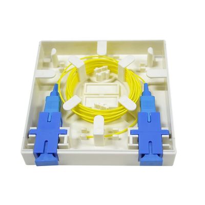 กล่องเทอร์มินัลไฟเบอร์ออปติก 2 แกน 86 ประเภทสำหรับเครือข่าย FTTH FTTB FTTX