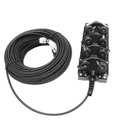 กล่องร่วมไฟเบอร์ออปติก IP68 MST, กล่องเทอร์มินัลการกระจาย FTTH พร้อมอะแดปเตอร์ ODVA PTLC ODC