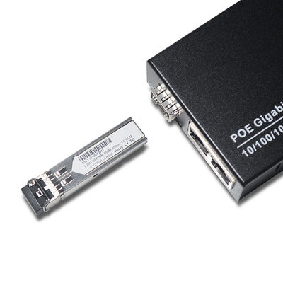 SFP LC Fiber Ethernet Media Converter 20km สำหรับเครือข่าย FTTH FTTB FTTX
