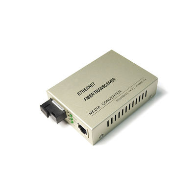 กิกะบิตที่รวดเร็ว ตัวแปลงสื่อไฟเบอร์ออปติก SFP LC SC 100M 1000M