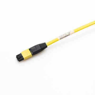 สายเคเบิลไฟเบอร์ สถานะโสด G657a1 MPO MTP 12F 1.5M สำหรับ FTTX FTTX