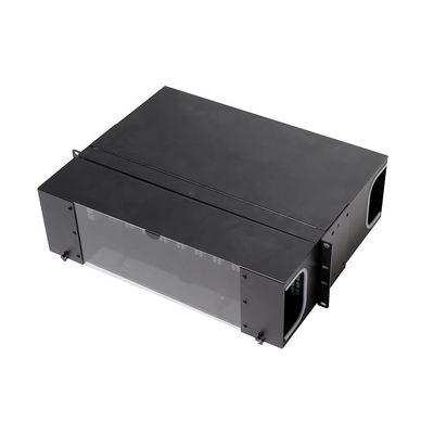 LC LGX MTP MPO โมดูลเทปคาสเซ็ต 12 ไฟเบอร์ 24 ไฟเบอร์สำหรับการเดินสายที่มีโครงสร้าง