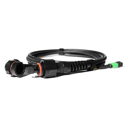 สายเคเบิลฝ่าวงล้อม MPO LC แบบกำหนดเอง Fanout 8 คอร์สำหรับศูนย์ข้อมูล