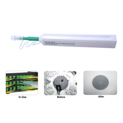 FTTH แบบพกพา 2.5 มม. สายเคเบิลไฟเบอร์อุปกรณ์เสริมประเภทปากกาทำความสะอาดสำหรับตัวเชื่อมต่อ SC ST FC