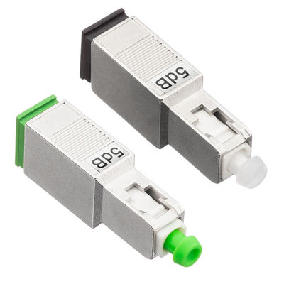เริม 2.0mm Fiber Attenuator, 5db SC APC Attenuator พร้อมวัสดุพลาสติกโลหะ