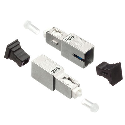 เริม 2.0mm Fiber Attenuator, 5db SC APC Attenuator พร้อมวัสดุพลาสติกโลหะ