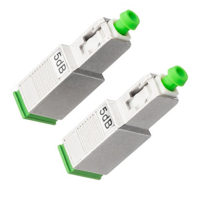 เริม 2.0mm Fiber Attenuator, 5db SC APC Attenuator พร้อมวัสดุพลาสติกโลหะ