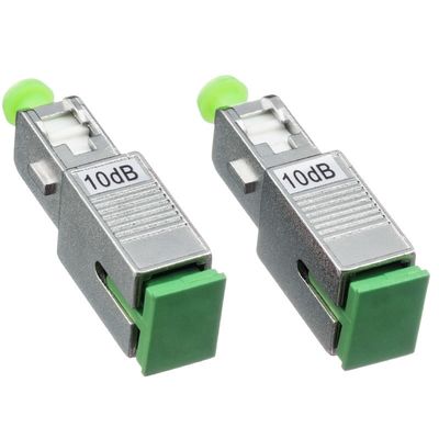 SC APC ตัวลดทอนใยแก้วนำแสง 1dB 3dB 5dB 10dB สำหรับศูนย์ข้อมูล
