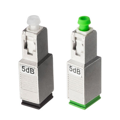 SC APC ตัวลดทอนใยแก้วนำแสง 1dB 3dB 5dB 10dB สำหรับศูนย์ข้อมูล