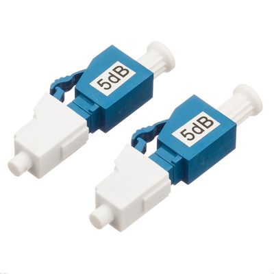 เริม SM ลดทอนไฟเบอร์ออปติก 5dB LC UPC ประเภทชายกับหญิง